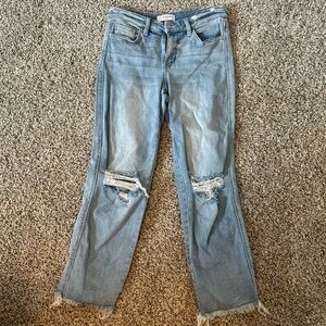 Flying Monkey Women's Blue Distressed Jeans